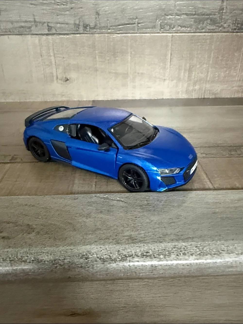 Kinsmart Die-Cast Kids Toy Sports Car Set - Pink, Blue, Red Pull Back Cars